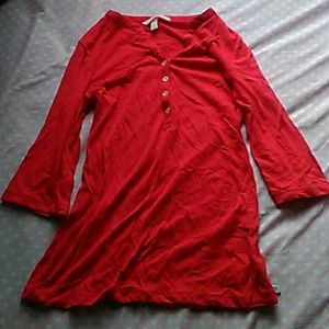 Victorias secret red button top